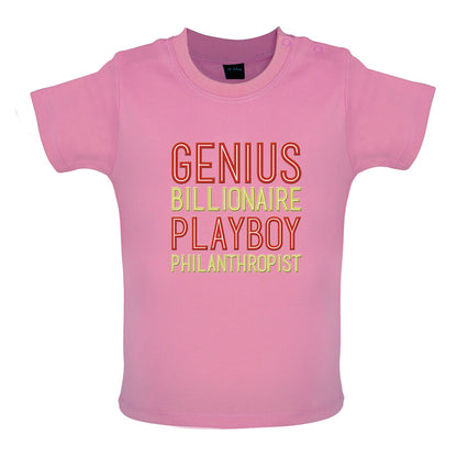 Genius Billionaire Playboy Philanthropist Baby T Shirt