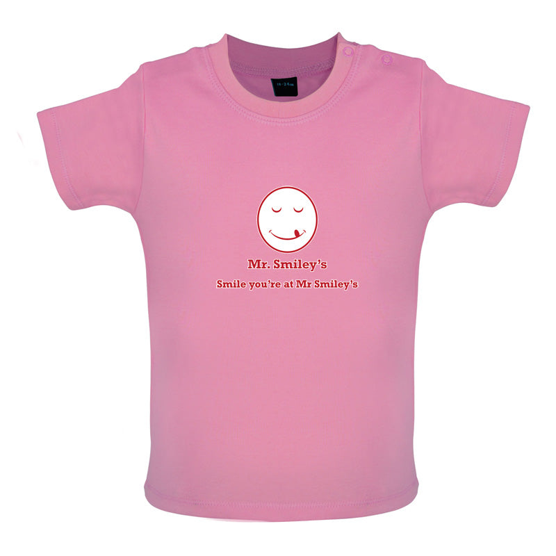 Mr Smiley's Smile You're At Smiley's Baby T Shirt