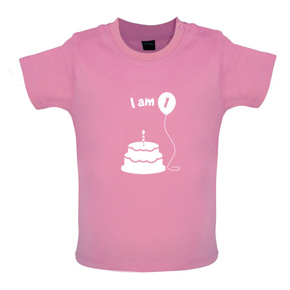 I Am 1 Baby Birthday T Shirt