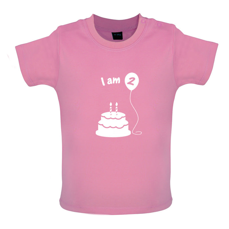 I Am 2 Baby Birthday T Shirt