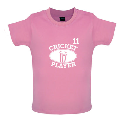 Cricket Player 11 Baby T Shirt