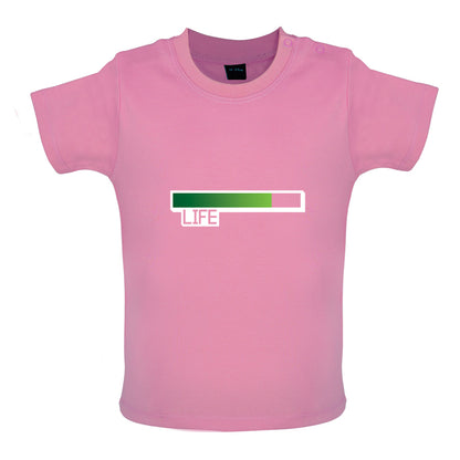 Life Bar Video Games Baby T Shirt