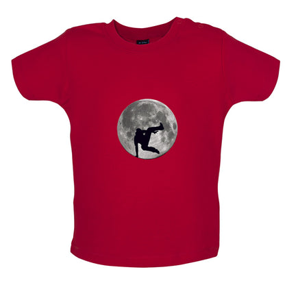 Free Running Moon Baby T Shirt