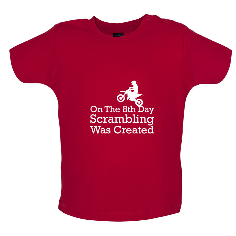 On The 8th Day Scrambling Was Created Baby T Shirt