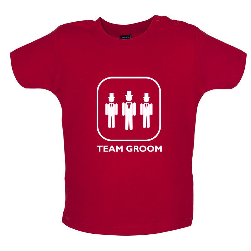 Team Groom Baby T Shirt