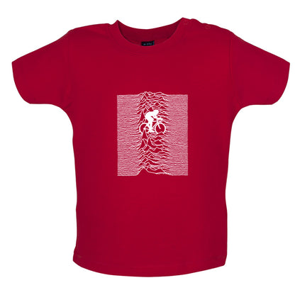 Unknown Pleasures Of Cycling Baby T Shirt