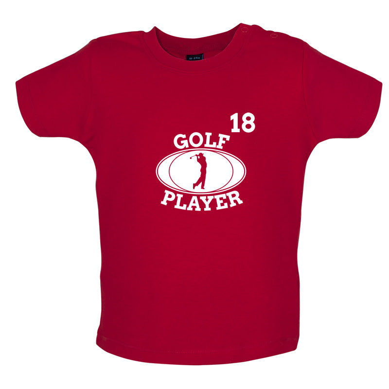 Golf Player 18 Baby T Shirt