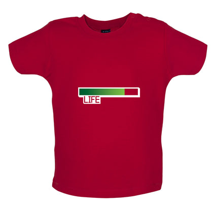 Life Bar Video Games Baby T Shirt
