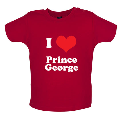 I Love Prince George Baby T Shirt