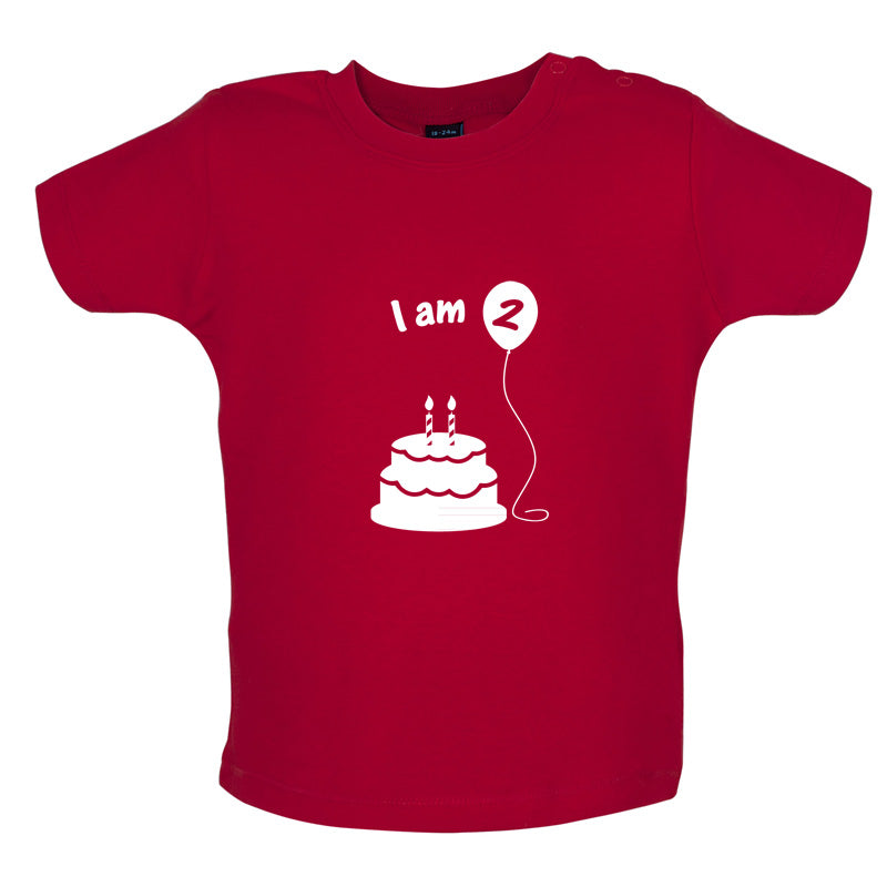 I Am 2 Baby Birthday T Shirt