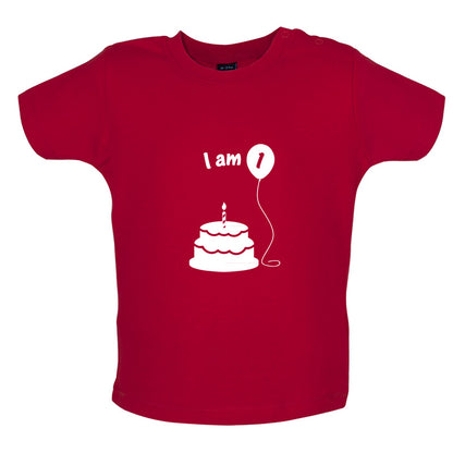 I Am 1 Baby Birthday T Shirt