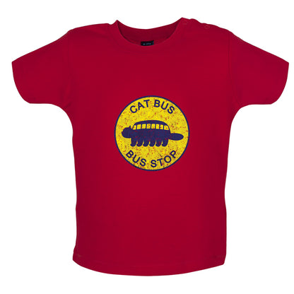 Cat Bus Stop Baby T Shirt