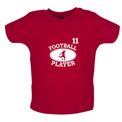 Football Player 11 Baby T Shirt