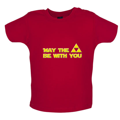 May The Triforce Be With You Baby T Shirt