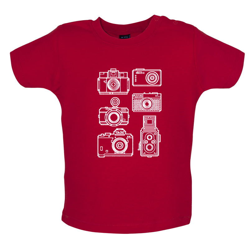 Vintage Cameras Baby T Shirt