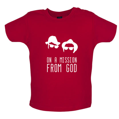 On A Mission From God Baby T Shirt