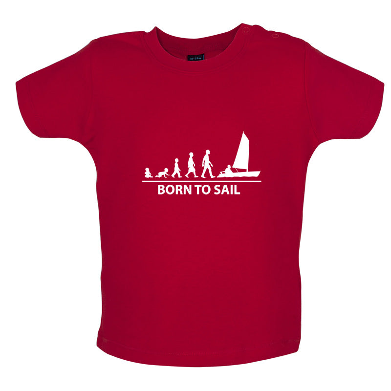 Born to Sail Baby T Shirt