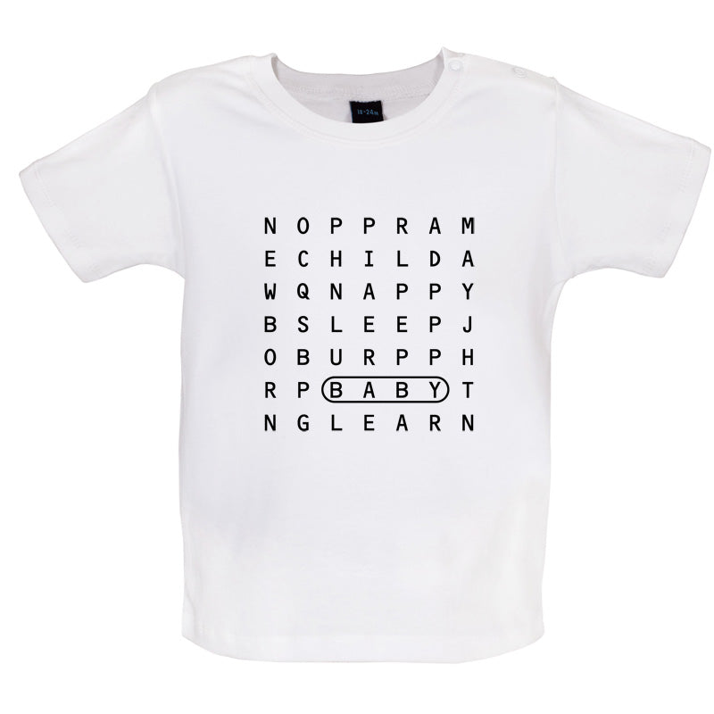 Baby Word Search Baby T Shirt