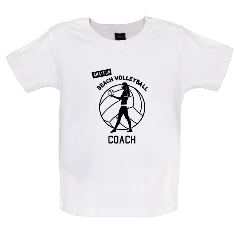 Amateur Beach Volleyball Coach Baby T Shirt