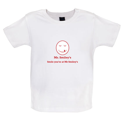 Mr Smiley's Smile You're At Smiley's Baby T Shirt