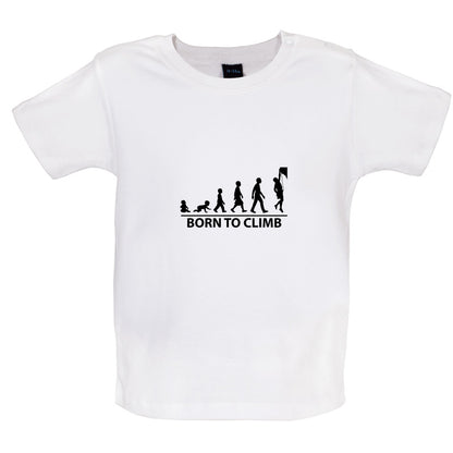 Born To Climb (Rock Climb) Baby T Shirt