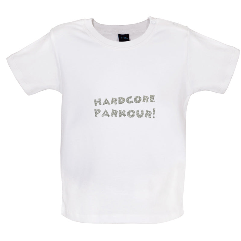 Hardcore Parkour Baby T Shirt