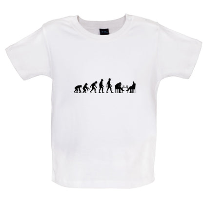 Evolution of Man Chess Baby T Shirt