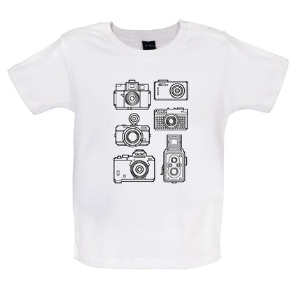 Vintage Cameras Baby T Shirt