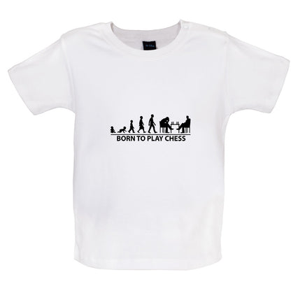 Born To Play Chess Baby T Shirt