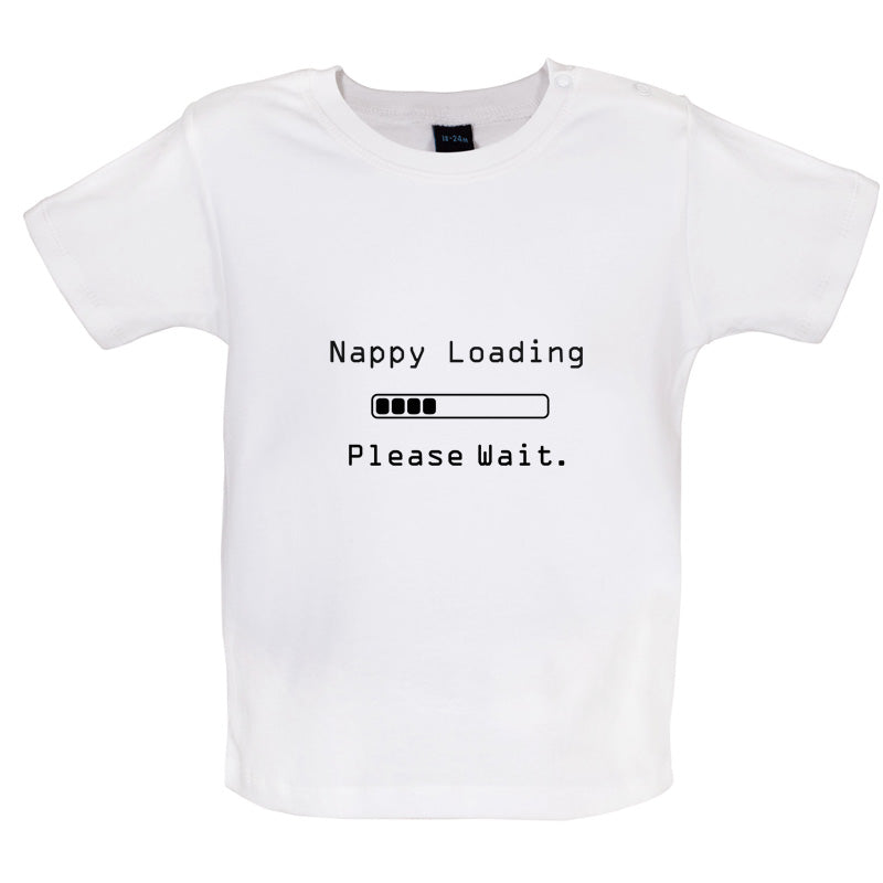 Nappy Loading Baby T Shirt