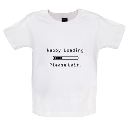 Nappy Loading Baby T Shirt