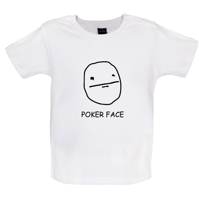 Poker Face Baby T Shirt