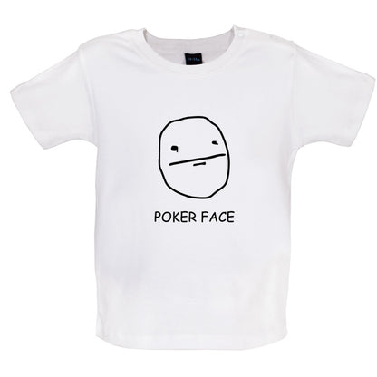 Poker Face Baby T Shirt