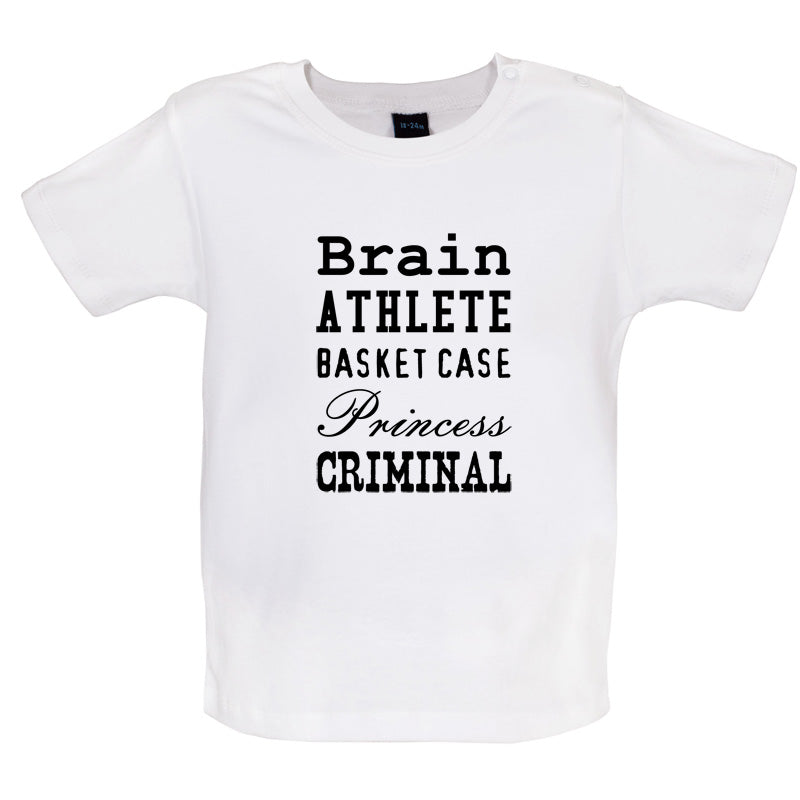 Brain Athlete Basket Case Princess Criminal T Shirt