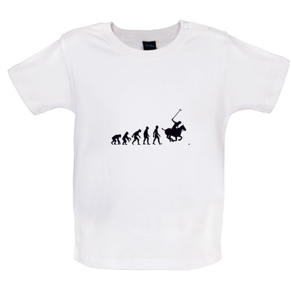 Evolution Of Man Polo Baby T Shirt