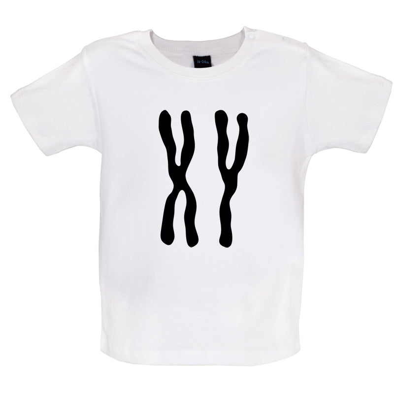 XY Chromosome Baby T Shirt