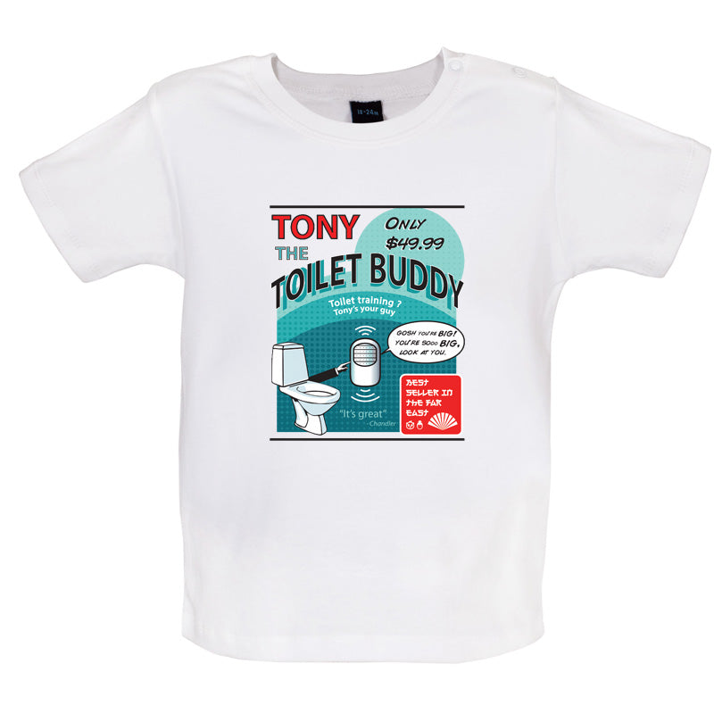 Tony the Talking Toilet Baby T Shirt