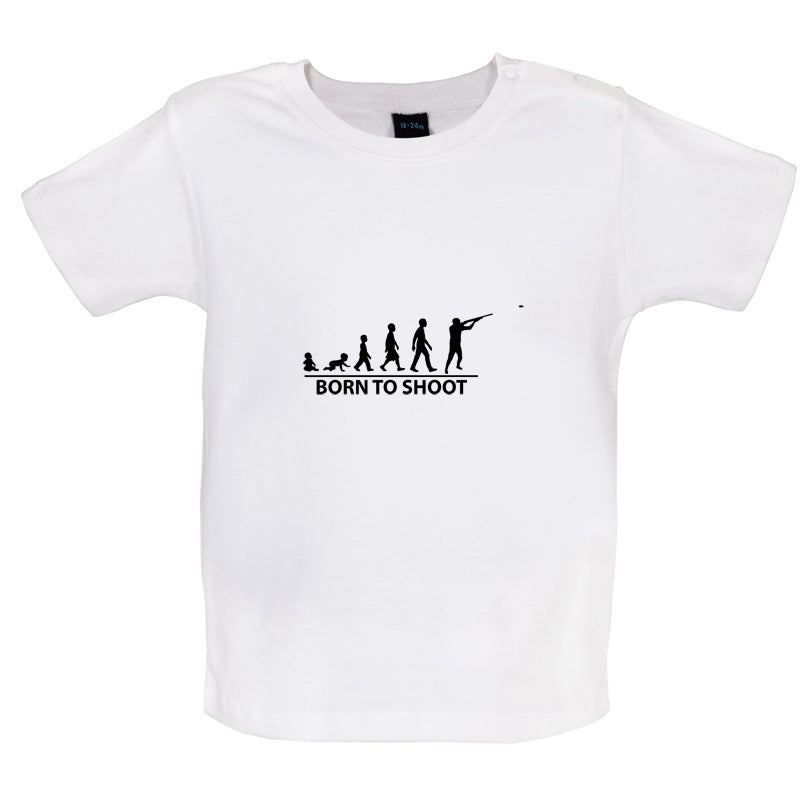 Born To Shoot (Clay Pigeon) Baby T Shirt