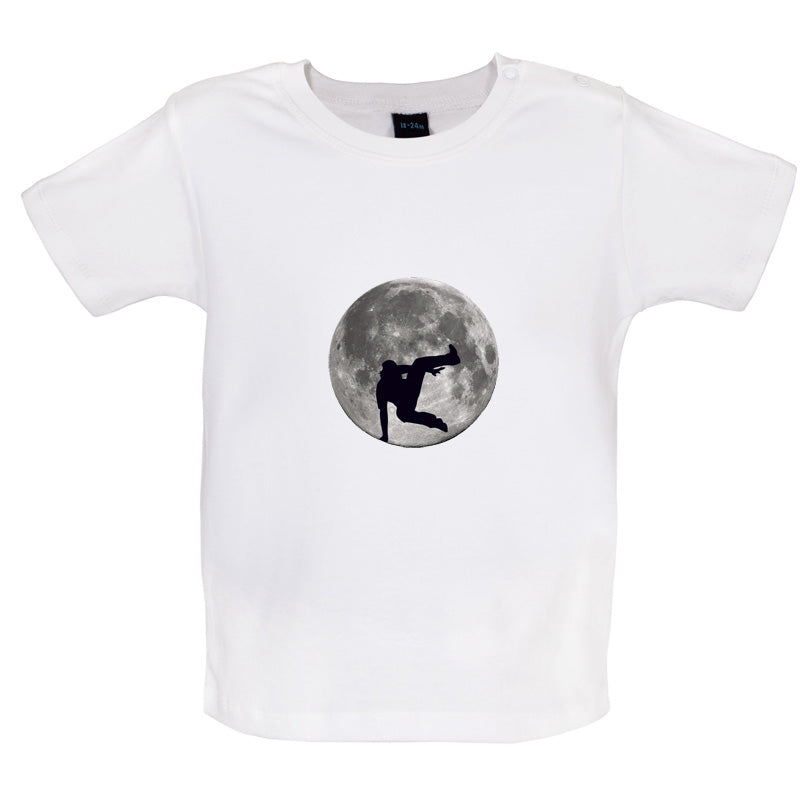 Free Running Moon Baby T Shirt