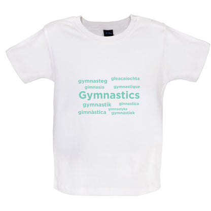 Gymnastics Language Baby T Shirt