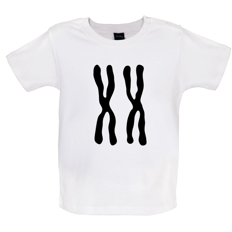 XX Chromosome Baby T Shirt