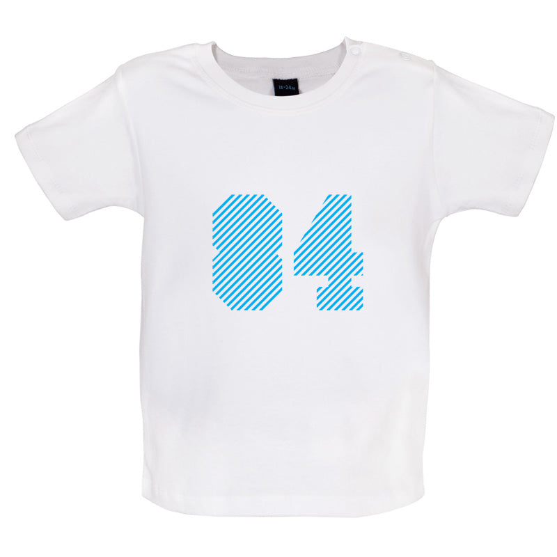 84 Electric Pin Stripe Baby T Shirt