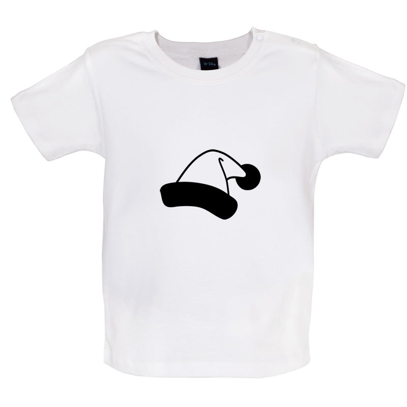 Santa Hat Baby T Shirt