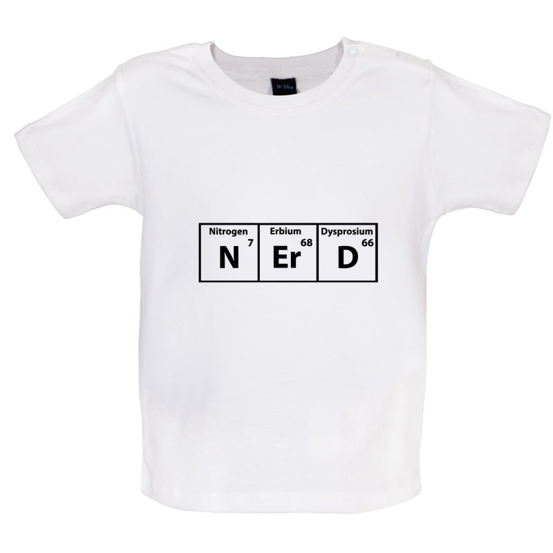 Nerd Periodic Table Baby T Shirt