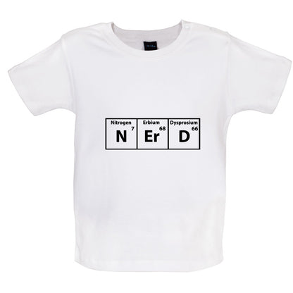 Nerd Periodic Table Baby T Shirt