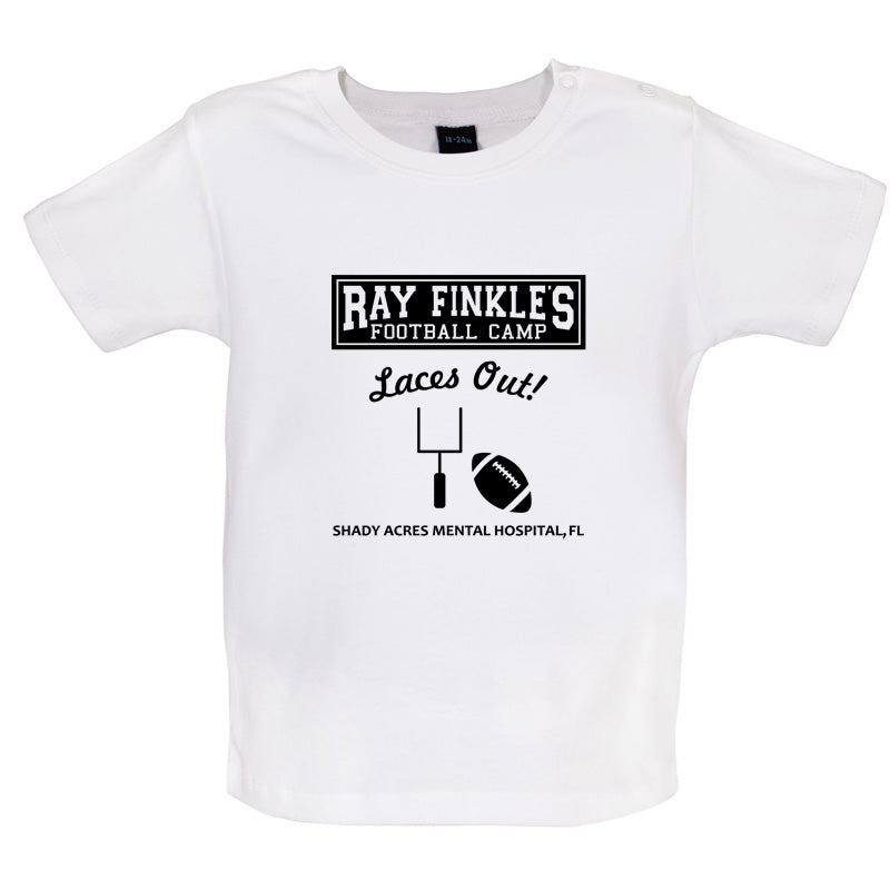 Ray Finkle's Football Camp Laces Out Baby T Shirt