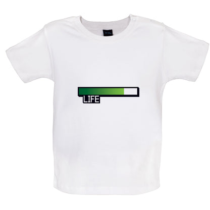 Life Bar Video Games Baby T Shirt