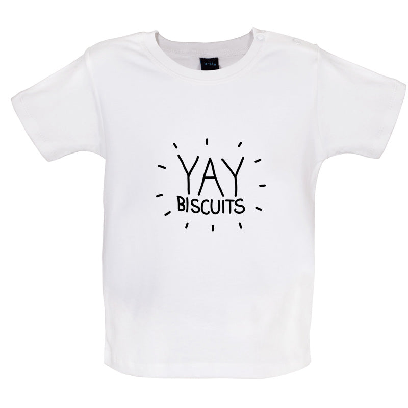 Yay Biscuits Baby T Shirt