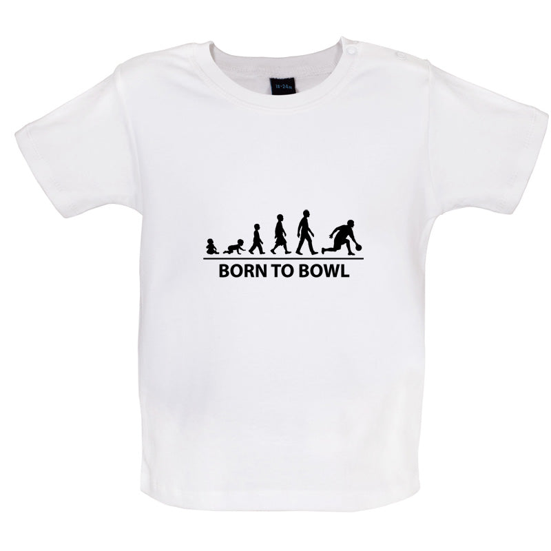 Born to Bowl Baby T Shirt