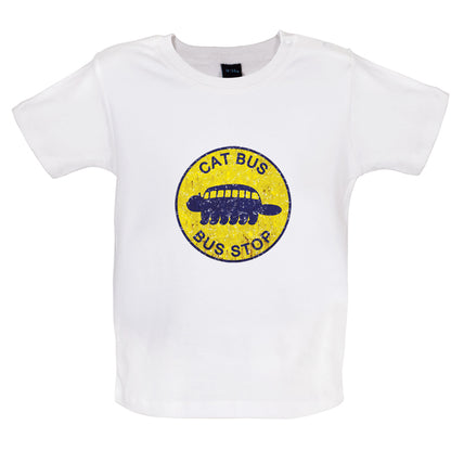 Cat Bus Stop Baby T Shirt